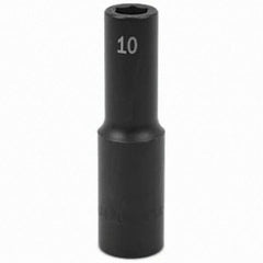 SK - Impact Socket - 1/2"DR 10MM DEEP IMPACT SOCKET - Industrial Tool & Supply