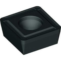 Kennametal - SPPX120408 RHP Grade KCU40 Carbide Indexable Drill Insert - TiN/TiAlN Finish, Square, 1/2" Inscribed Circle - Industrial Tool & Supply