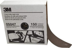 3M - 2" x 50 Yd 150 Grit Aluminum Oxide Cloth Roll - Very Fine Grade, J Weighted Backing - Industrial Tool & Supply