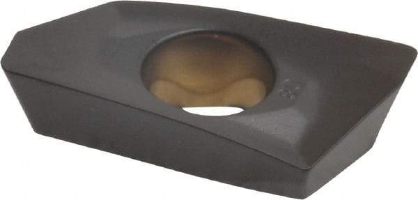 Kennametal - EP1808 GD Grade KCPK30 Carbide Milling Insert - TiN/TiCN/Al2O3 Finish, 0.217" Thick, 0.8mm Corner Radius - Industrial Tool & Supply