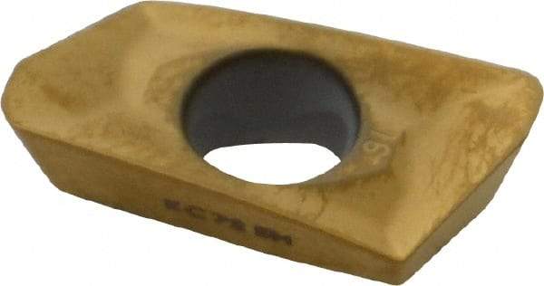 Kennametal - EP1816 GD Grade KC725M Carbide Milling Insert - TiN/TiCN/TiN Finish, 0.217" Thick, 1.6mm Corner Radius - Industrial Tool & Supply