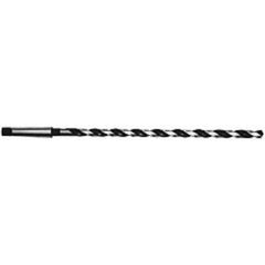Interstate - 2", 5MT 118° Point High Speed Steel Taper Shank Drill Bit - Industrial Tool & Supply