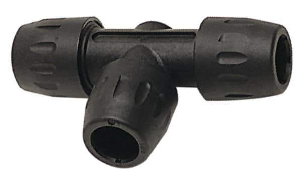 Transair - 7/8" ID, Air Hose Equal Tee - 232 Max psi, 6" Long, Plastic - Industrial Tool & Supply