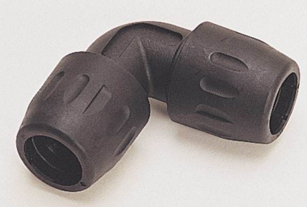 Transair - 1-1/2" ID, Air Hose 90° Union Elbow - 232 Max psi, 4-3/16" Long, Plastic - Industrial Tool & Supply