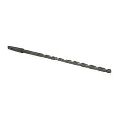 Interstate - 1/2", 2MT 118° Point High Speed Steel Taper Shank Drill Bit - Industrial Tool & Supply