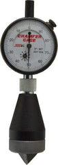 SPI - 0 to 1", 0 to 90° Included Angle, Internal Chamfer Gage - White Hardened Tool Steel (Plunger), 3 Blade & Conical Plunger, 0.001" Accuracy, 0.001" Graduation - Industrial Tool & Supply