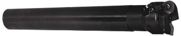 Tungaloy - 1" Cut Diam, 0.06" Max Depth, 1" Shank Diam, Weldon Shank Indexable High-Feed End Mill - Screw & Clamp Holding Method, WPM. 06X4.. Insert, EXP Toolholder, Through Coolant - Industrial Tool & Supply