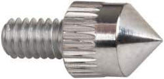 Mitutoyo - #4-48, 5mm Ball Diam, Carbide 90 ° Conical Contact Point - 1/4" Contact Point Length, Use with AGD 1,2,3,4 - Industrial Tool & Supply