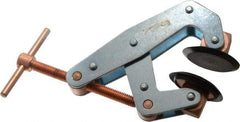 Kant Twist - 1,500 Lb, 2-3/4" Max Opening, 1-1/4" Open Throat Depth, 1-3/4" Closed Throat Depth, Cantilever Clamp - High Tensile Steel Jaw, T-Handle, 5-1/4" OAL, 5" Max Width - Industrial Tool & Supply