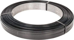 Made in USA - 2,688' Long x 1/2" Wide, Oscillated Coil Steel Strapping - 1,300 Lb Capacity, 0.023" Thick - Industrial Tool & Supply