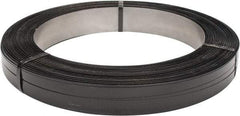 Made in USA - 1,334' Long x 3/4" Wide, Oscillated Coil Steel Strapping - 3,250 Lb Capacity, 0.031" Thick - Industrial Tool & Supply