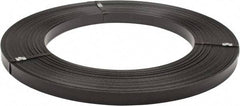 Made in USA - 851' Long x 1-1/4" Wide, Ribbon Wound Coil Steel Strapping - 5,250 Lb Capacity, 0.029" Thick - Industrial Tool & Supply