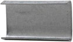 Made in USA - 5/8 Inch Wide, Snap On, Steel Open Seal - 5,000 Piece - Industrial Tool & Supply