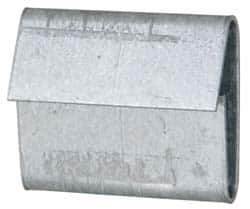 Made in USA - 5/8 Inch Wide, Overlap, Steel Pusher Seal - 5,000 Piece - Industrial Tool & Supply