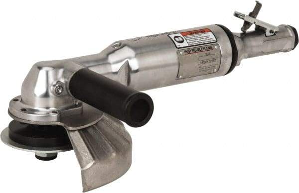 Ingersoll-Rand - 7" Wheel Diam, 6,000 RPM, Pneumatic Angle & Disc Grinder - 5/8-11 Spindle, 39 CFM - Industrial Tool & Supply
