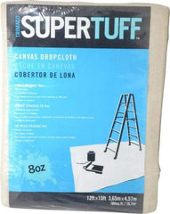 TRIMACO - Heavyweight 8 oz Canvas Drop Cloth - 15' x 12' - Industrial Tool & Supply