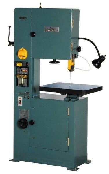 Enco - 14" Throat Capacity, Variable Speed Pulley Vertical Bandsaw - 1 hp - Industrial Tool & Supply