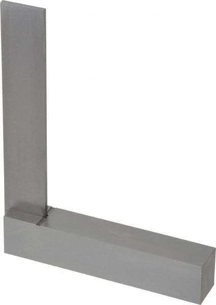 Value Collection - 4" Blade Length, 3" Base Length Square - 0.0006" Accuracy - Industrial Tool & Supply