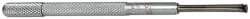 SPI - 0.125 to 0.2 Inch Measurement, 0.88 Inch Gage Depth, Small Hole Gage - 3 Inch Overall Length, Satin Chrome Finish, Half Ball - Industrial Tool & Supply