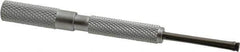 SPI - 0.125 to 0.2 Inch Measurement, 1 Inch Gage Depth, Small Hole Gage - 3 Inch Overall Length, Satin Chrome Finish, Full Ball - Industrial Tool & Supply