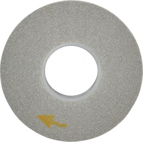 3M - 8" Diam, 1" Face Width, 3" Center Hole, Medium Grade, Aluminum Oxide Deburring Wheel - Convolute, Hard Density 8 Grade, 4,500 RPM - Industrial Tool & Supply