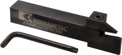 Kennametal - A4SM, External, Left Hand, 19mm Max Depth of Cut, 5mm Min Groove Width, Indexable Grooving Tool Holder - A4..05.. Insert Compatibility, 3/4" Shank Height, 3/4" Shank Width, 5" OAL - Industrial Tool & Supply