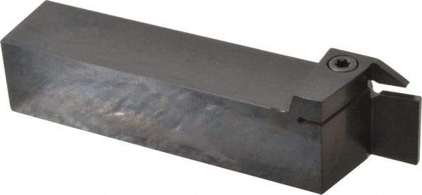 Kennametal - External Thread, 0.67" Max Depth of Cut, 4mm Min Groove Width, 6" OAL, Right Hand Indexable Grooving Cutoff Toolholder - 1-1/4" Shank Height x 1-1/4" Shank Width, A4..04.. Insert Style, A4SM Toolholder Style, Series A4 - Industrial Tool & Supply