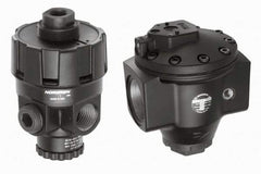 Norgren - 3/8 NPT Port, Zinc Hi-Flow Pilot Operated Regulator - 10 to 300 psi Range, 300 Max psi Supply Pressure, 3/8" Gauge Port Thread, 2.7" Wide x 4.4" High - Industrial Tool & Supply