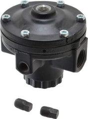 Norgren - 1/2 NPT Port, 70 CFM, Zinc/Aluminum Air Pilot Operated Regulator - 10 to 400 psi Range, 400 Max psi Supply Pressure, 3.38" Wide x 3.3" High - Industrial Tool & Supply