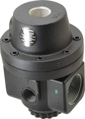 Norgren - 1-1/4 NPT Port, 300 CFM, Zinc/Aluminum Air Pilot Operated Regulator - 10 to 400 psi Range, 400 Max psi Supply Pressure, 4.16" Wide x 5.97" High - Industrial Tool & Supply