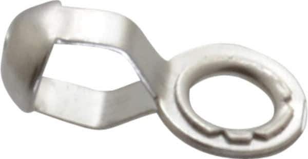 Made in USA - 1/2 Inch Long Stainless Steel End Coupling - For Trade Size Number 6 Ball Chains - Industrial Tool & Supply