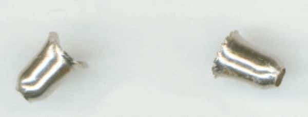 Made in USA - 11/32 Inch Long Nickel Plated Brass Detachable Sleeve - For Trade Size Number 13 Ball Chains - Industrial Tool & Supply