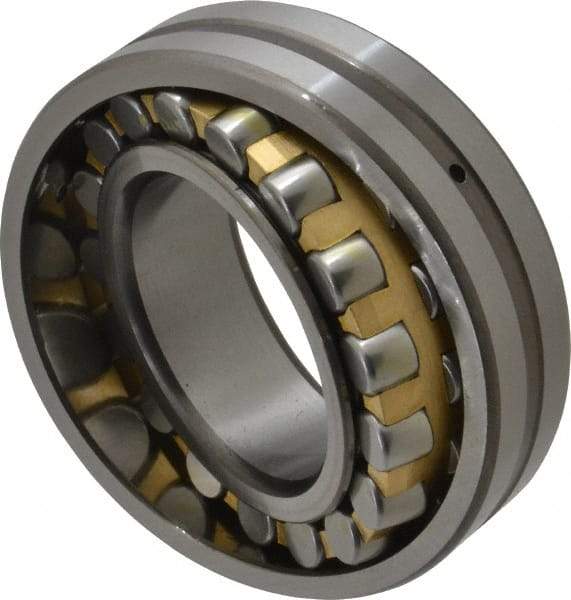 Value Collection - 1.9685" Bore Diam, 18,200 Lbs. Dynamic Capacity, Straight Spherical Roller Bearing - 3.5433" Outside Diam, 21,800 Lbs. Static Capacity, 0.9055" Thick - Industrial Tool & Supply