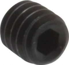 Value Collection - #4-48 UNF, 1/8" OAL, Cup Point Set Screw - Grade 8 Alloy Steel, 0.05" Key - Industrial Tool & Supply
