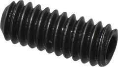 Value Collection - #5-40 UNC, 5/16" OAL, Cup Point Set Screw - Grade 8 Alloy Steel, 1/16" Key - Industrial Tool & Supply