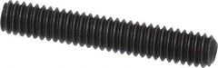 Value Collection - #8-32 UNC, 1" OAL, Cup Point Set Screw - Grade 8 Alloy Steel, 5/64" Key - Industrial Tool & Supply