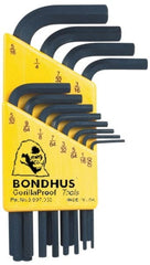 Bondhus - 12 Piece L-Key Hex Key Set - Industrial Tool & Supply