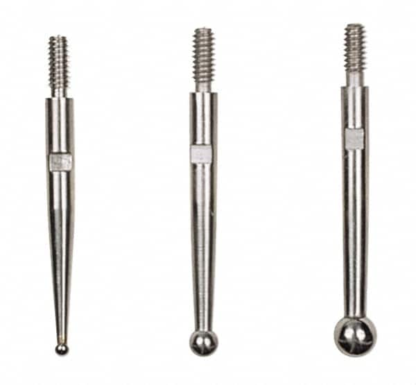 SPI - Test Indicator Contact Points Ball Material: Carbide For Use With: 0.0001" Reading Model 24-401-2 - Industrial Tool & Supply