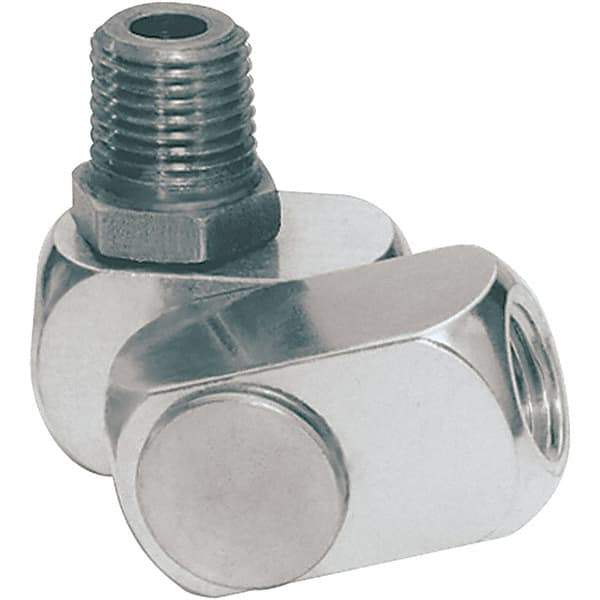 Dynabrade - 1/2 Pneumatic Hose Swivel Fitting - Aluminum, Universal Interchange - Industrial Tool & Supply