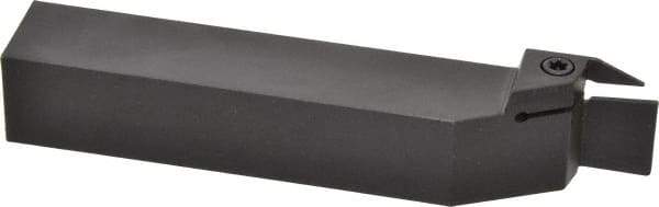 Kennametal - External Thread, 0.67" Max Depth of Cut, 0.079" Min Groove Width, 6" OAL, Right Hand Indexable Grooving Cutoff Toolholder - 1" Shank Height x 1" Shank Width, A4..02.. Insert Style, A4SM Toolholder Style, Series A4 - Industrial Tool & Supply