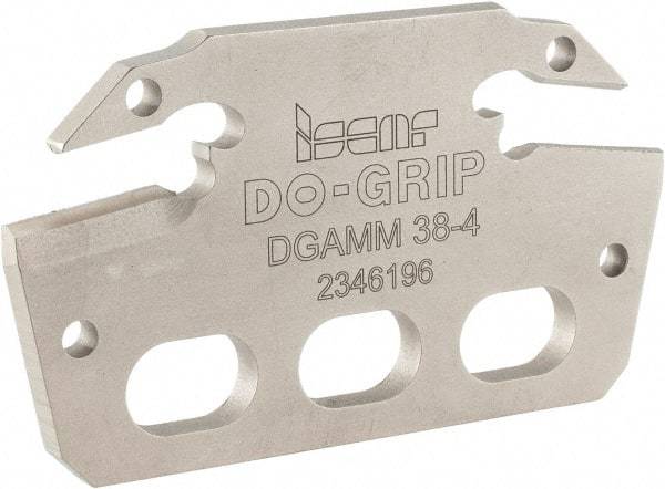 Iscar - Right Hand, 0.157 Inch Insert Width, Indexable Cutoff and Grooving Support Blade - DGAMM38-4 BLADE - Industrial Tool & Supply
