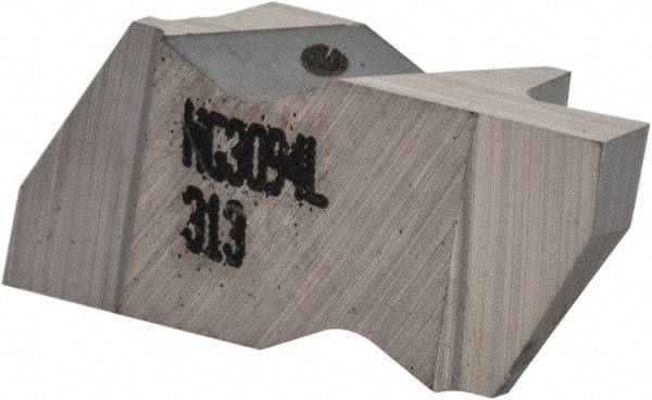 Kennametal - 3094NG Grade K313, 2.39mm Cutting Width Carbide Grooving Insert - 3.81mm Max Depth of Cut, Left Hand, 0.19mm Corner Radius, Uncoated - Industrial Tool & Supply