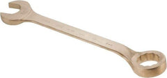 Ampco - 2-3/8" 12 Point Offset Combination Wrench - 15° Offset Angle, 22-3/4" OAL, Aluminum Bronze, Plain Finish - Industrial Tool & Supply