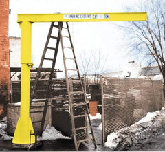 Value Collection - 1,000 Lb Load Capacity, Steel Jib Crane - Pillar Base Jib - Industrial Tool & Supply