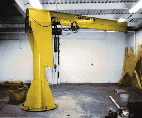 Value Collection - 4,000 Lb Load Capacity, Steel Jib Crane - 11' High, Pillar Base Jib - Industrial Tool & Supply