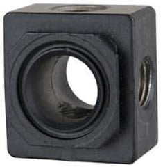 Norgren - Zinc FRL Porting Block - Use with Compact Compressed Air Filters - Industrial Tool & Supply