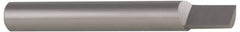 Accupro - 1/2" Shank Diam, 2" OAL, 1/2" Cut Diam, Square Engraving Cutter - 9/16" LOC, 0.5" Tip Diam, 1 Flute, Right Hand Cut, Micrograin Solid Carbide, Uncoated - Industrial Tool & Supply