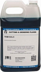 Master Fluid Solutions - Trim SOL, 1 Gal Bottle Cutting & Grinding Fluid - Water Soluble, For Grinding, Turning - Industrial Tool & Supply