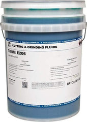 Master Fluid Solutions - Trim E206, 5 Gal Pail Cutting & Grinding Fluid - Water Soluble, For Gear Hobbing, Heavy-Duty Broaching, High Speed Turning - Industrial Tool & Supply
