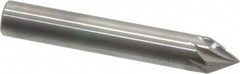 Made in USA - 5/16" Shank Diam, 7 Flute 60° Solid Carbide Countersink - Industrial Tool & Supply